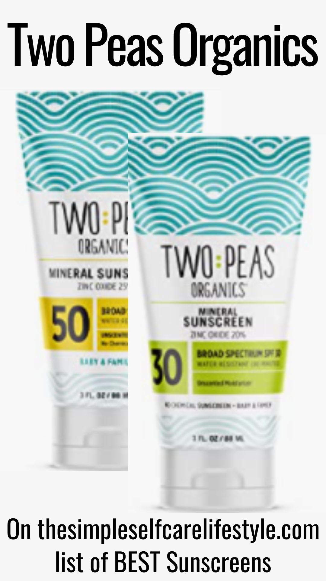 2 tubes sunscreen