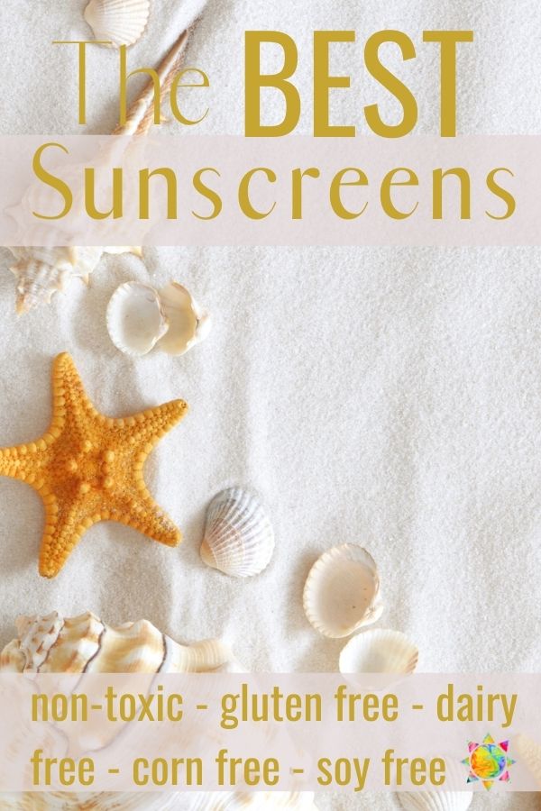 words The Best Sunscreen, non-toxic, GF, SF, Cf