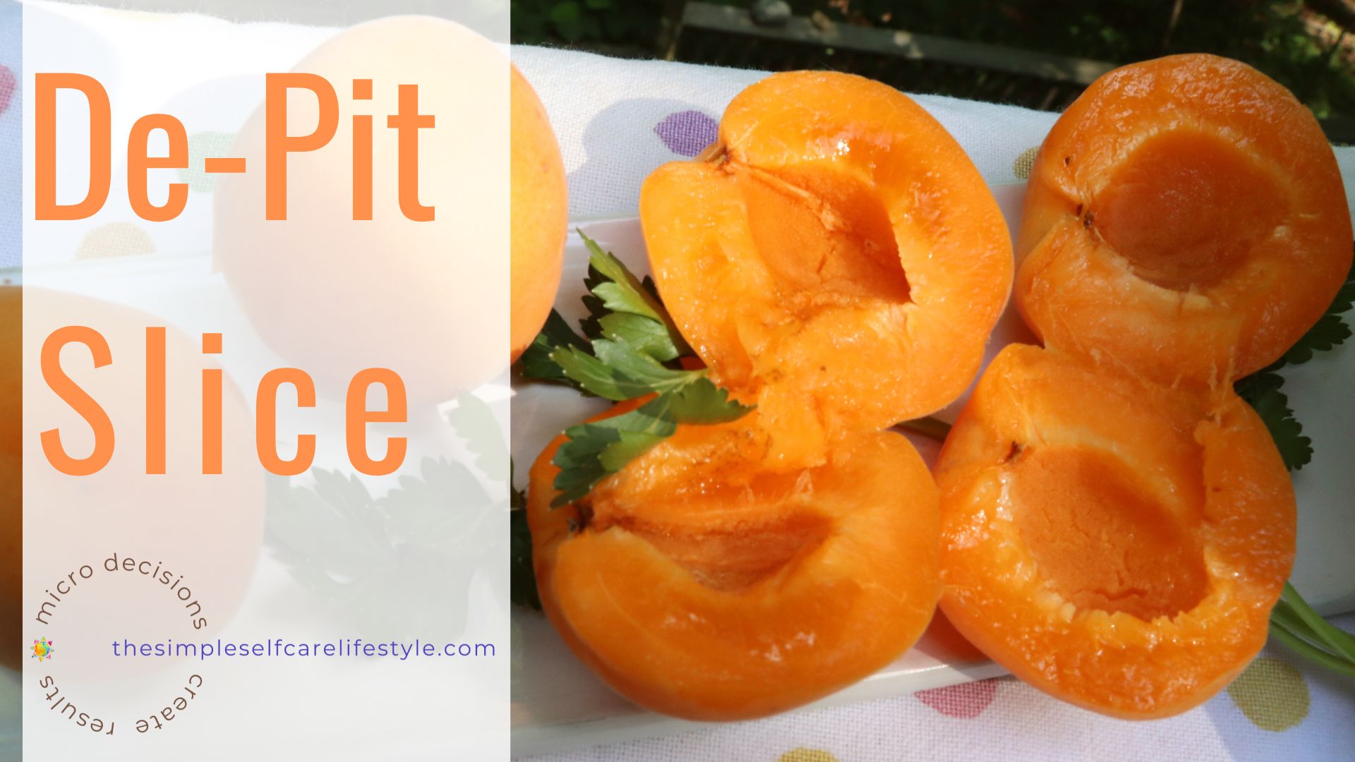 Apricot- Peach sliced -pit removed