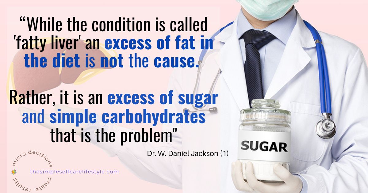 Fatty liver is not caused by fat in the diet rather sugar and carbs. Quote.