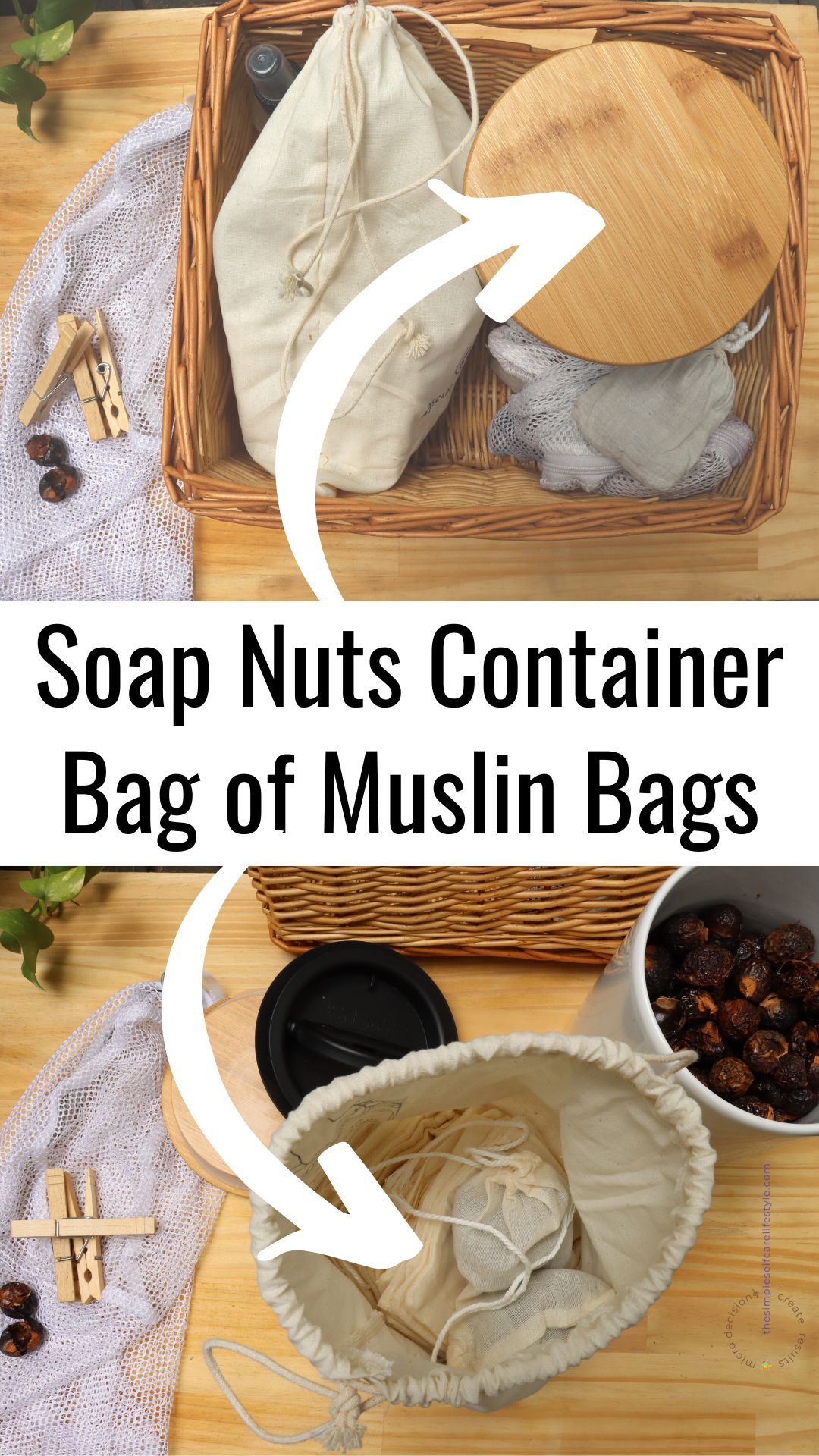 non-toxic laundry detergent. How I store the wash nuts The Simple Self Care Lifestyle