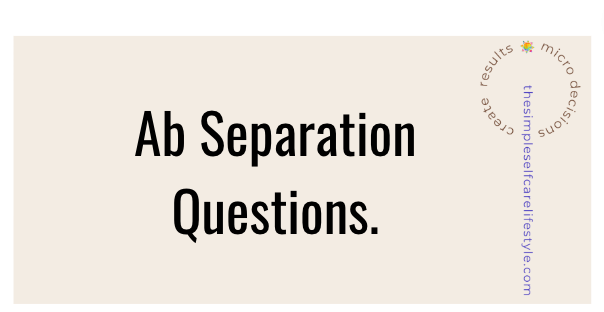 AB Separation Questions