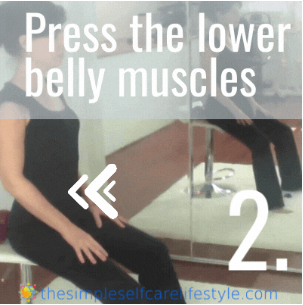 press air out using the lower 3rd of Abs for E for E technique