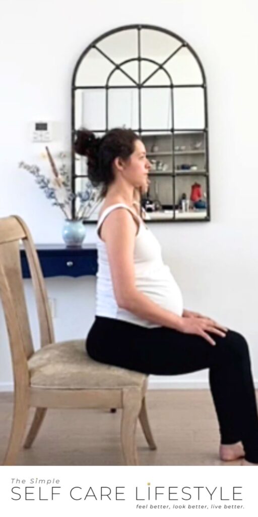 Getting into Position Pelvic floor pregnancy exercise