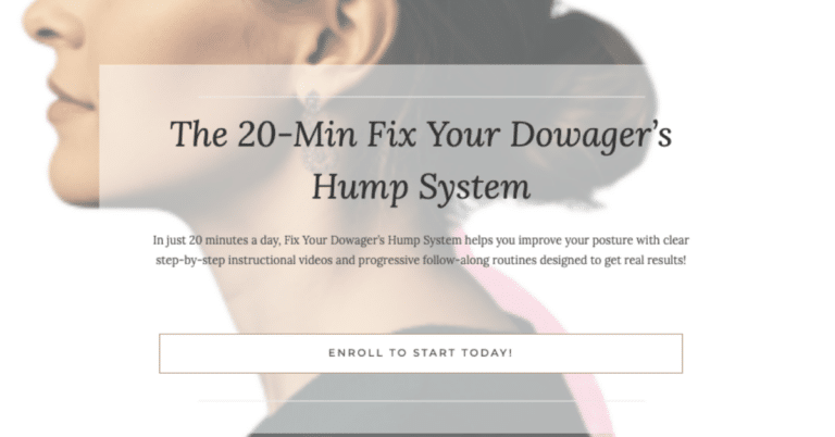 The 20-Minute Fix Dowagers Hump System